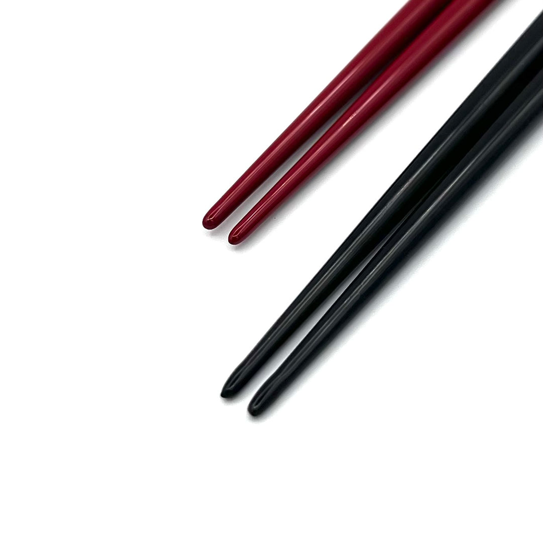 Echizen Lacquerware Round Cat Chopsticks with Swarovski Crystal (Engravable)