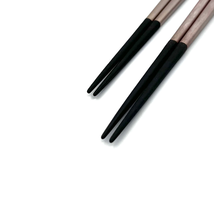 Echizen Lacquerware Chopsticks - Rikyu Silver-Tipped