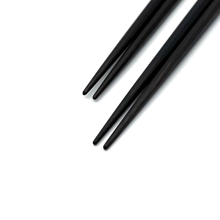 Edo-Karaki Octagonal Shunkei Lacquered Chopsticks - Ironwood