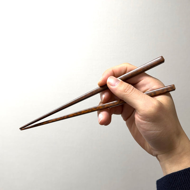 Mastercrafted Contoured Snakewood Chopsticks — (One-of-a-Kind)