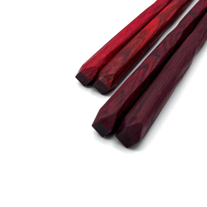 Wakasa-Nuri Carved Natural Wood Chopsticks