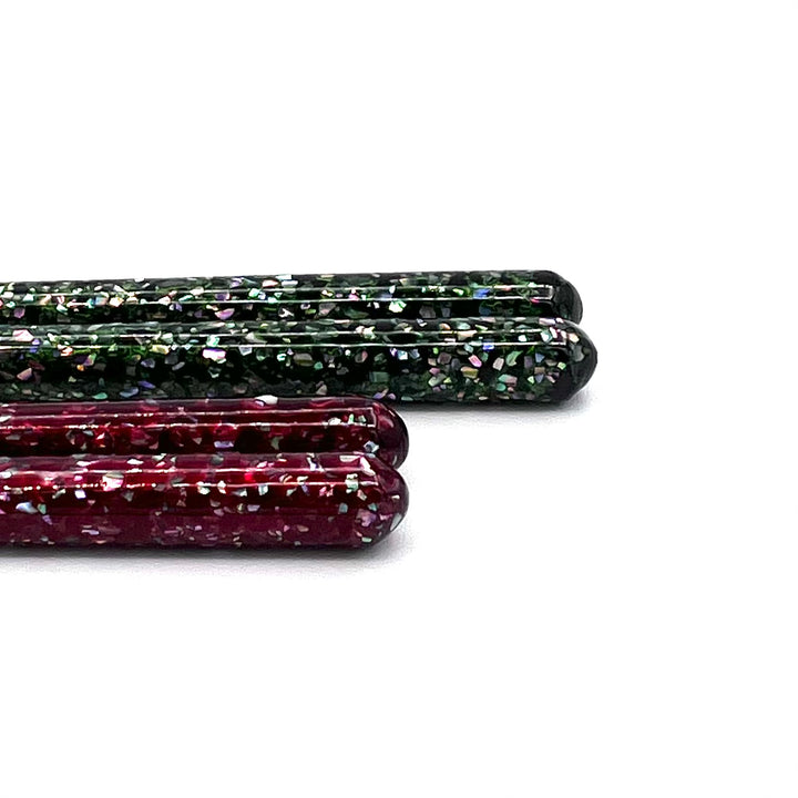 Wakasa-Nuri Shell Nebula Pair Chopsticks with Starry Night Design