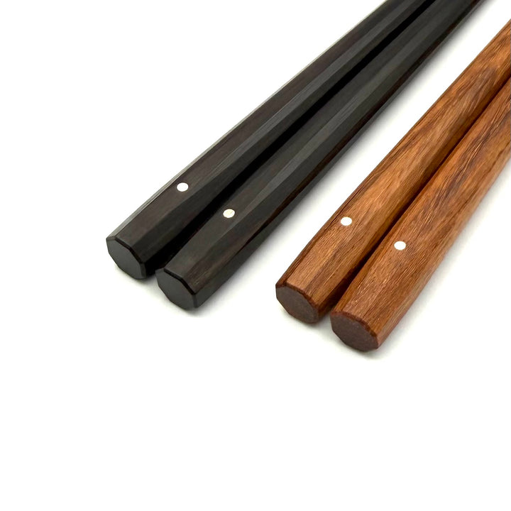 Niigata Ebony 16-Sided Pair Chopsticks in Paulownia Box