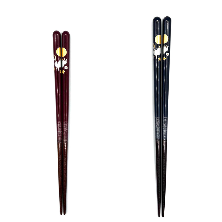 Water Moon Rabbit Dishwasher-Safe Chopsticks(Engravable)