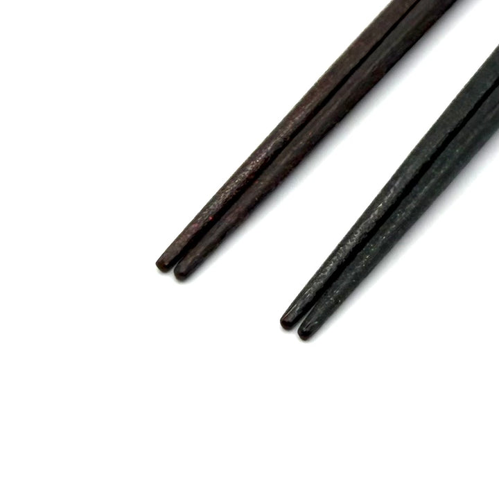 Wajima Lacquer Chopsticks – Aogai Shell & Green Opal, Pentagon