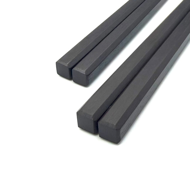 Edo-Karaki Square Macassar Ebony Chopsticks (Engravable)