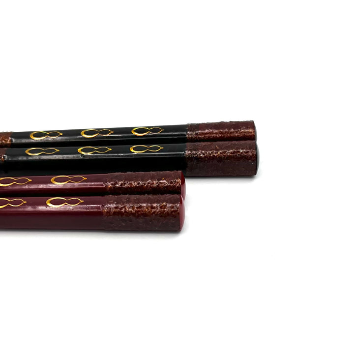 Wakasa-Nuri Six Gourds Non-Slip Chopsticks (Engravable)