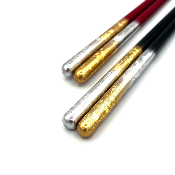 Wakasa Lacquerware Chopsticks - Celebration Colors Design (Engravable)