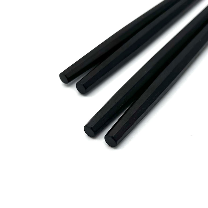 Edo-Karaki Octagonal Rikyu Chopsticks - Macassar Ebony
