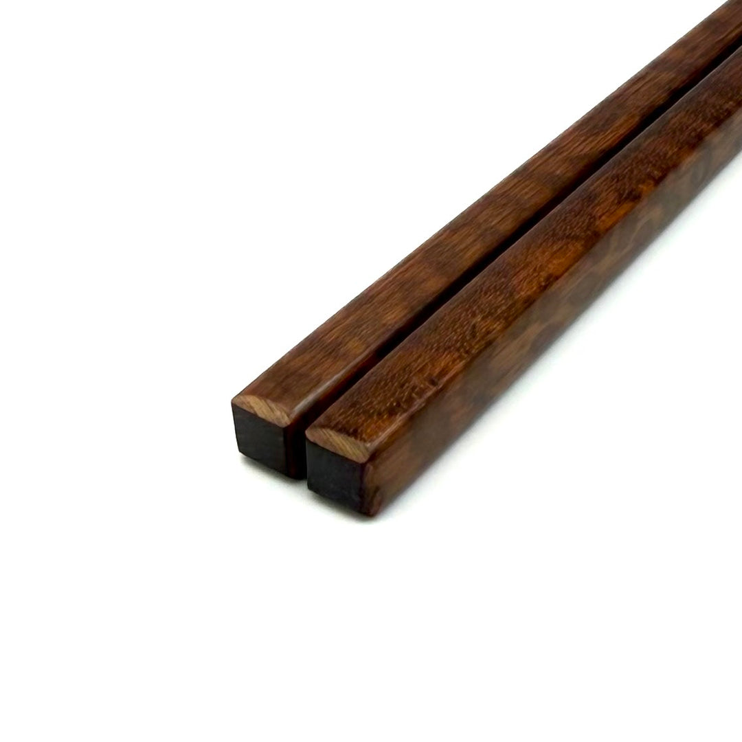 Mastercrafted Contoured Snakewood Chopsticks — (One-of-a-Kind)