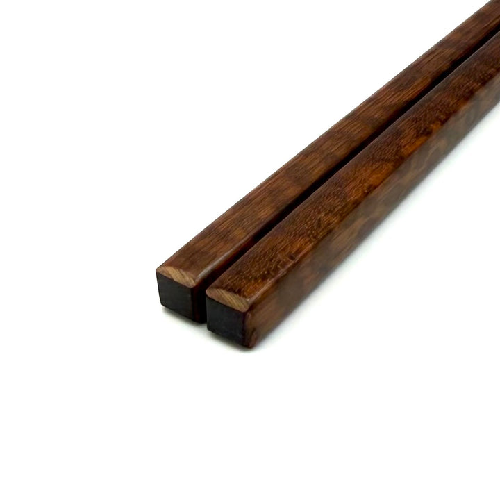 Mastercrafted Contoured Snakewood Chopsticks — (One-of-a-Kind)
