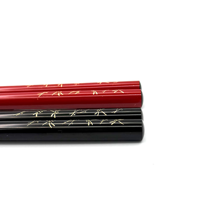 Wajima Lacquered Chopsticks – Gold Inlaid Dragonfly (Chinkin)
