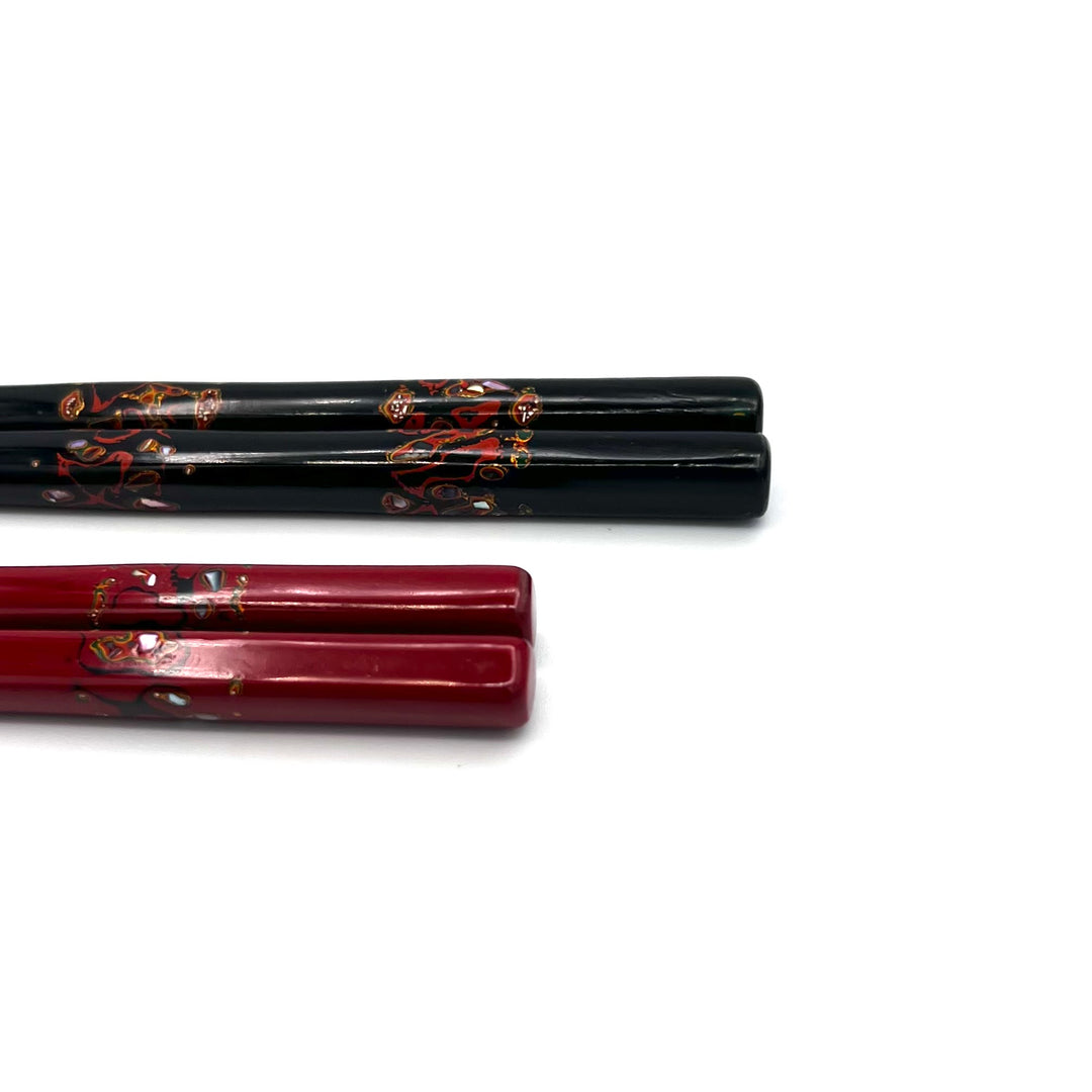 Wakasa Lacquerware Chopsticks - Shimmering Inlays (Engravable)