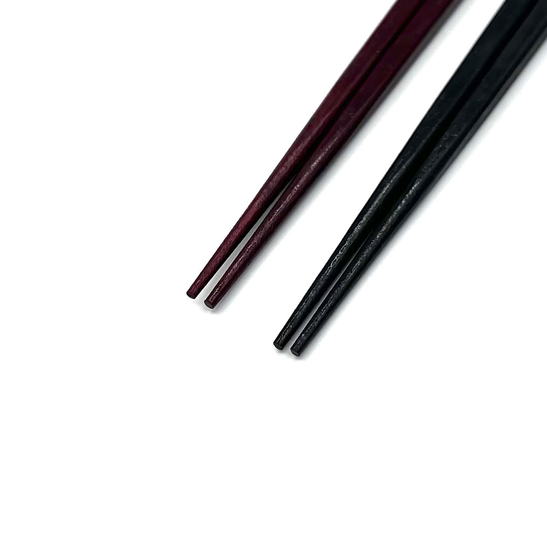 Wakasa Lacquerware Chopsticks Set - Checkerboard Pattern