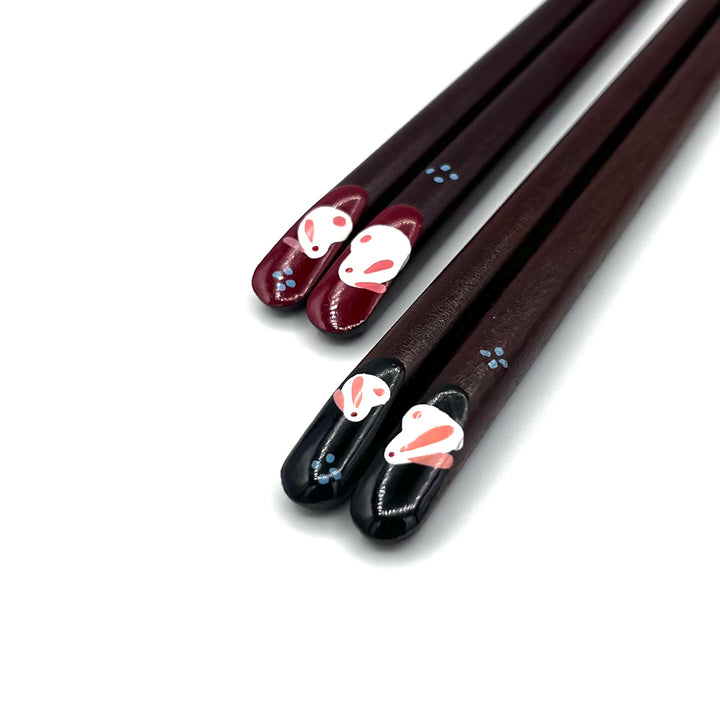 Wakasa Lacquerware Chopsticks - Rabbit Design (Engravable)