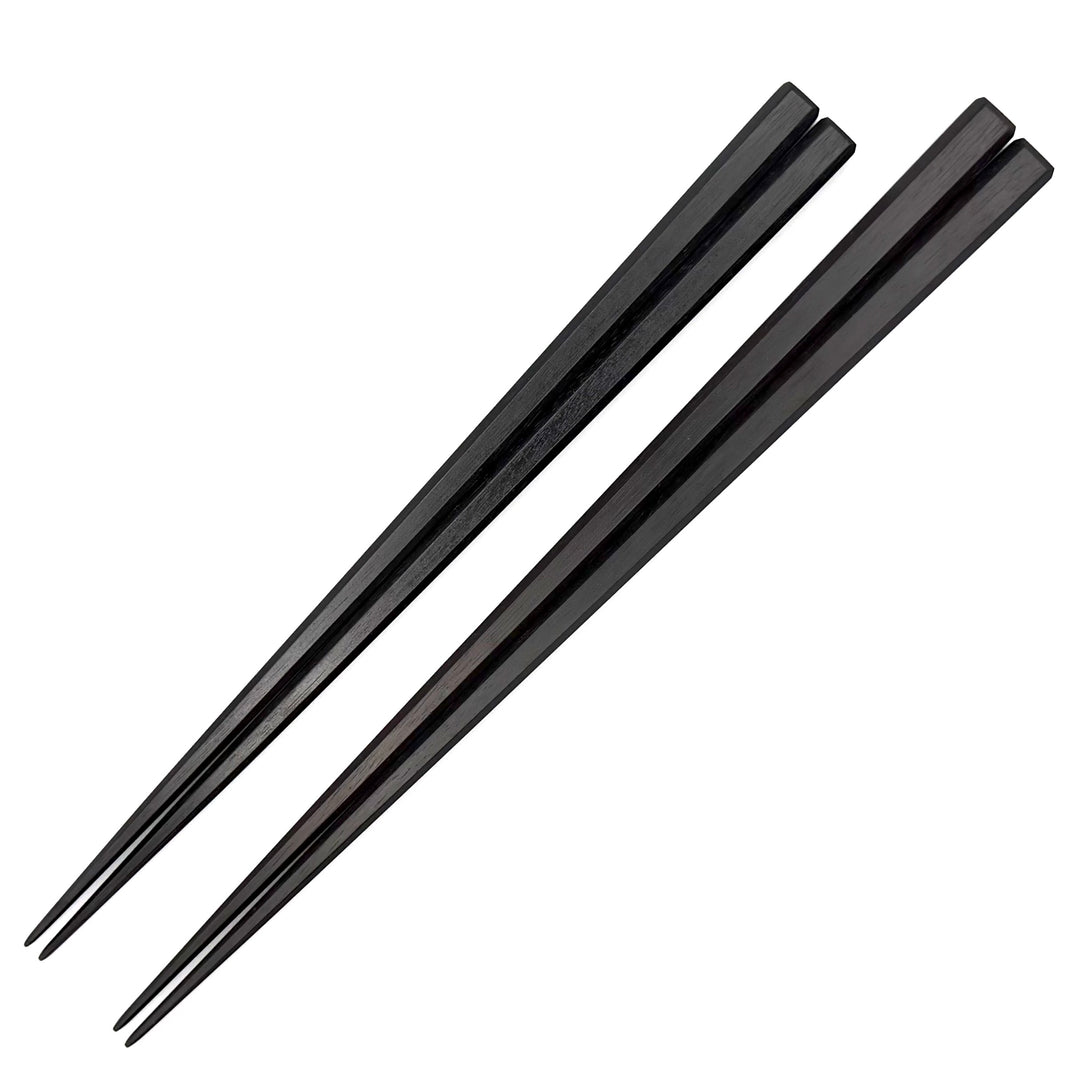 Edo-Karaki Square Macassar Ebony Chopsticks (Engravable)