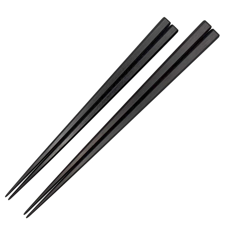 Edo-Karaki Square Macassar Ebony Chopsticks (Engravable)
