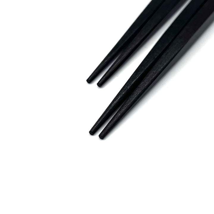 Wakasa Lacquerware Chopsticks Set - Ebony Tenshin