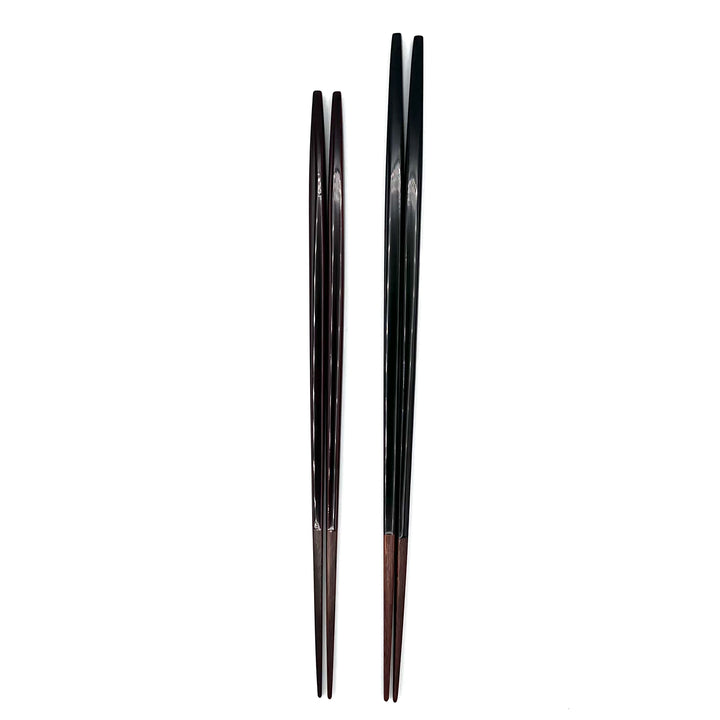 Echizen Lacquerware Chopsticks - Rikyū-Style, Black Finish