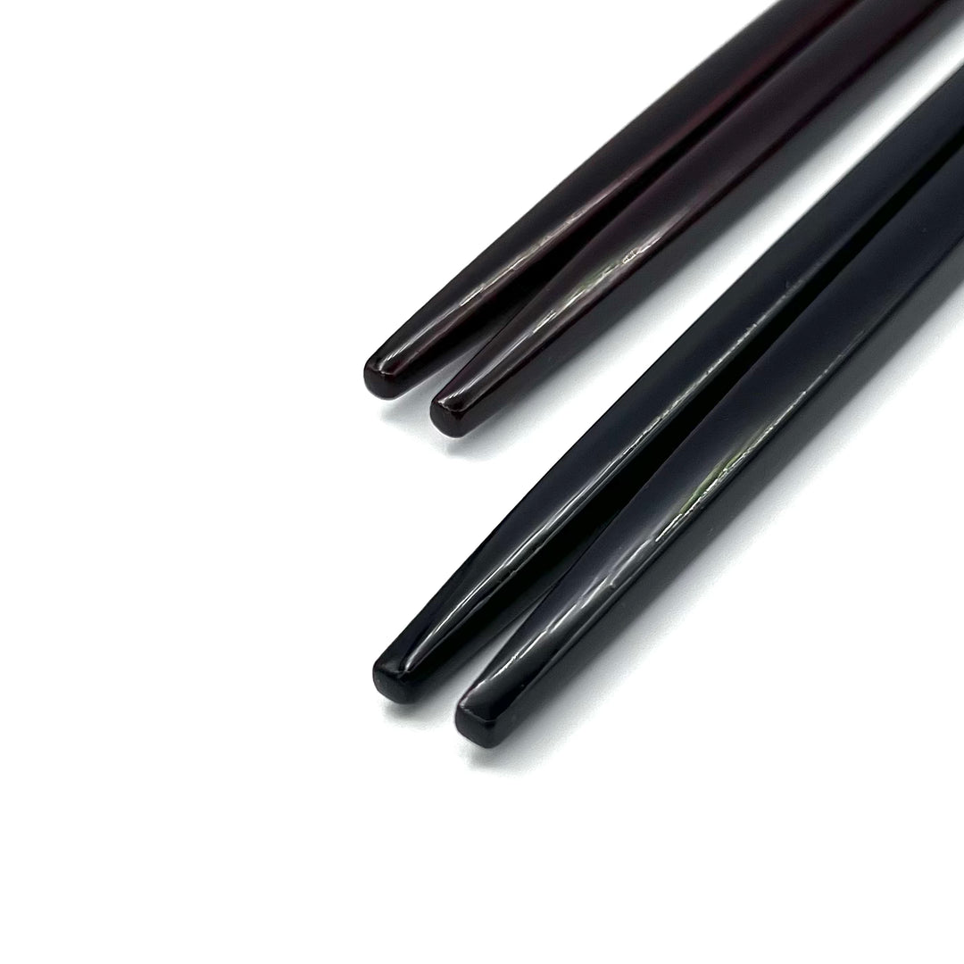 Echizen Lacquerware Chopsticks - Rikyū-Style, Black Finish