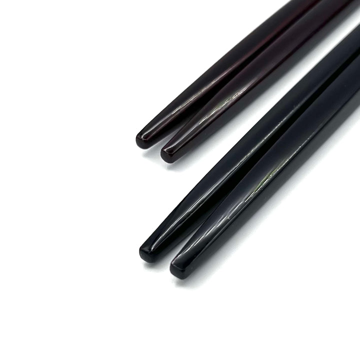 Echizen Lacquerware Chopsticks - Rikyū-Style, Black Finish