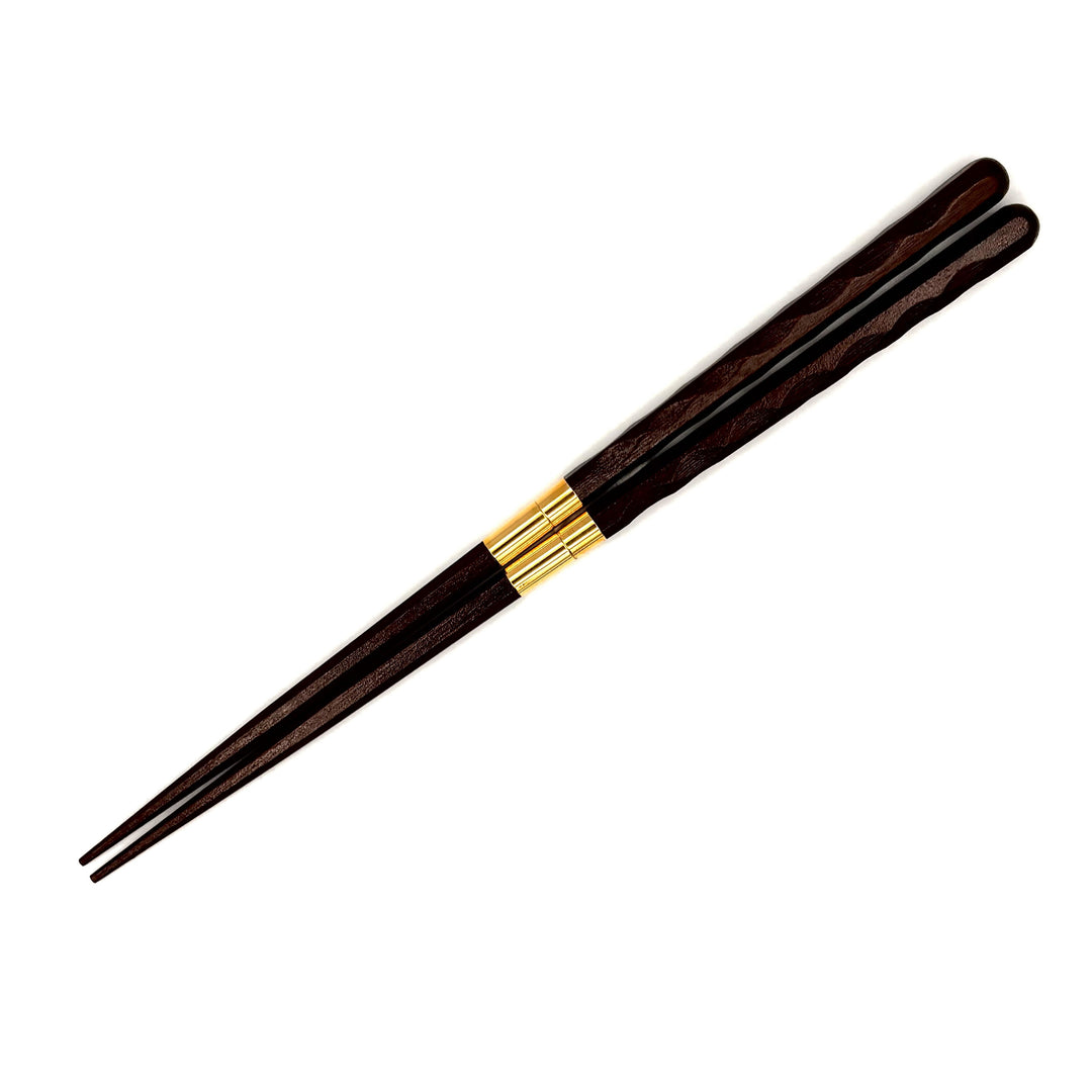 Wakasa lacquerware carved travel chopsticks