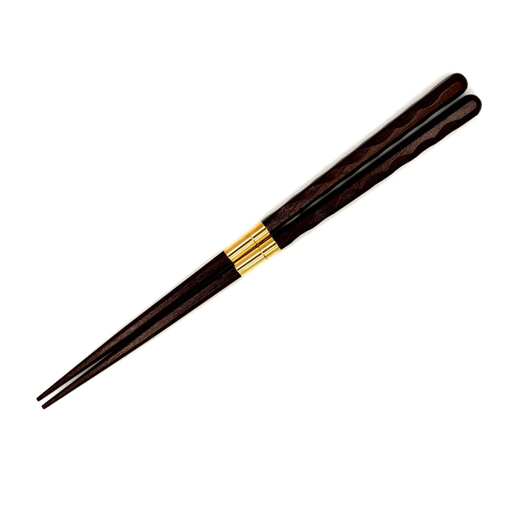 Wakasa lacquerware carved travel chopsticks