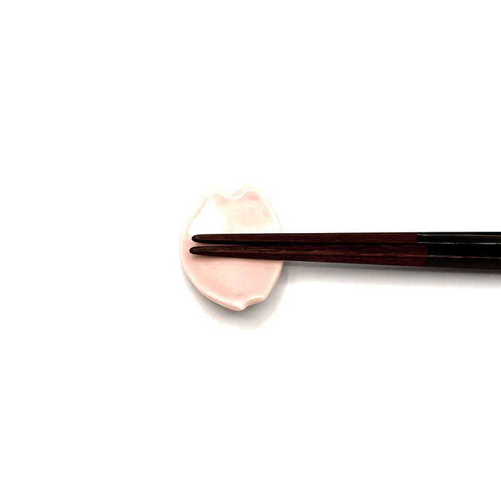 Chopstick Rests - pink cherry blossom petal-shaped