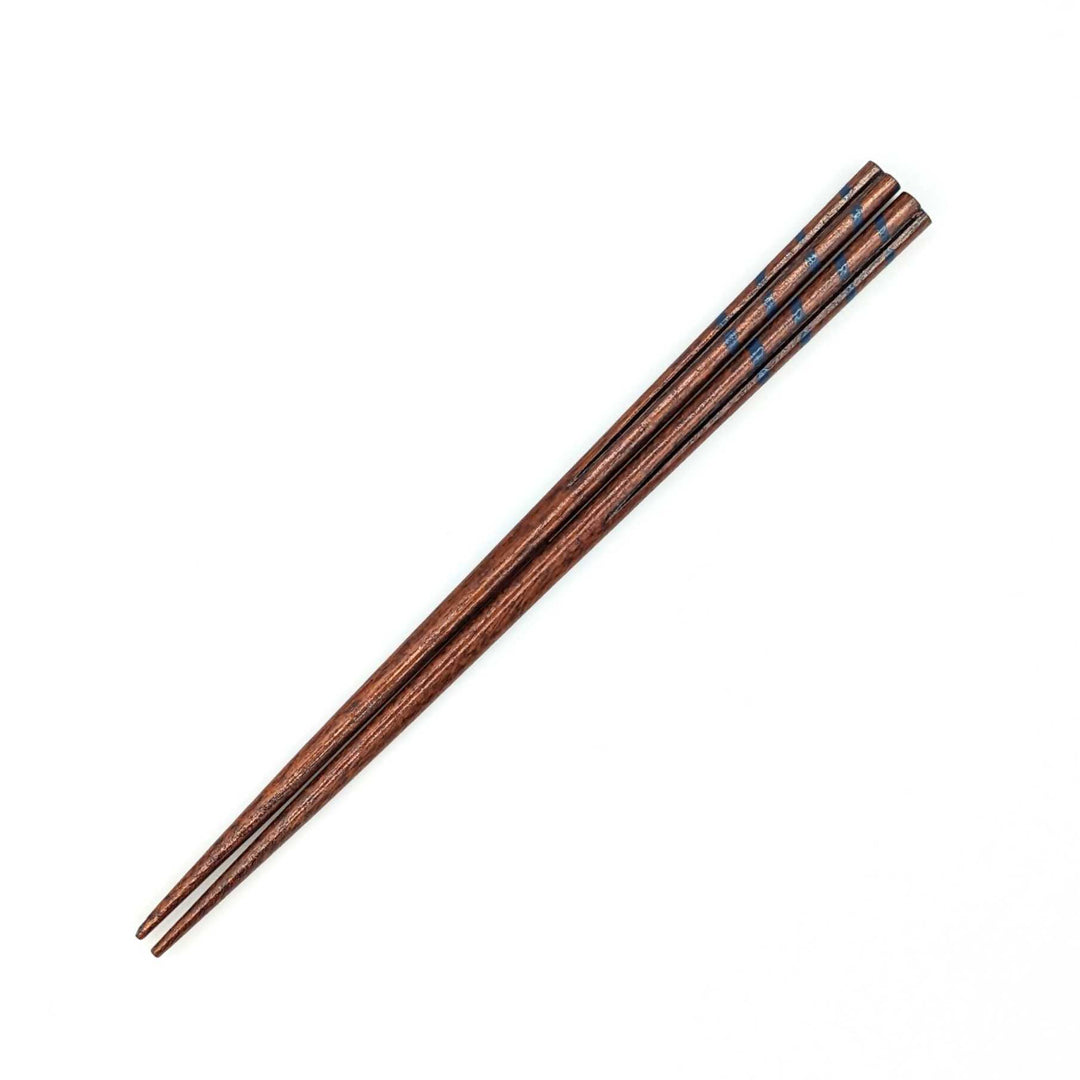 Kiso Lacquerware Chopsticks - Heart Shaped Pattern (Engravable)