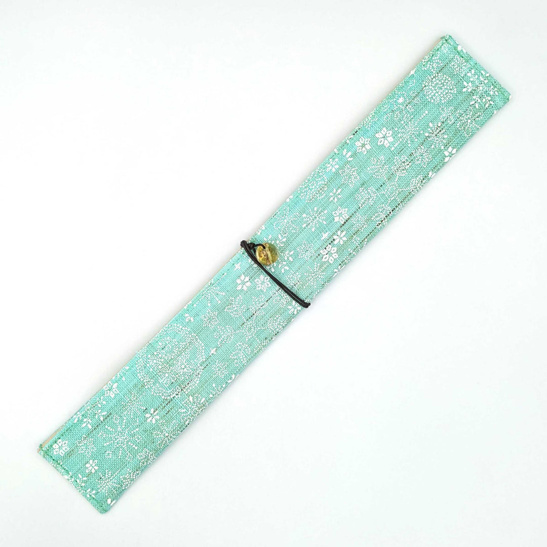 Portable Traditional Fabric Design Chopstick Bag (Up to 25 cm)