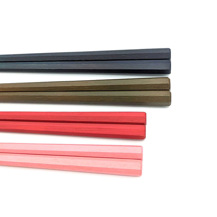 Kyoto Soot Bamboo Octagonal Gradient Chopsticks