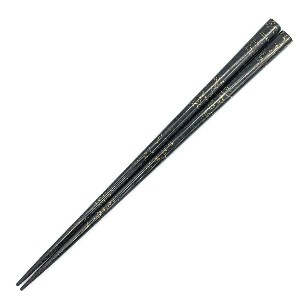 Tsugaru Lacquer Chopsticks - With anti-slip grip on the chopstick tips(Engravable)
