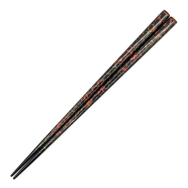 Tsugaru Lacquer Chopsticks - No anti-slip grip on the chopstick tips(Engravable)