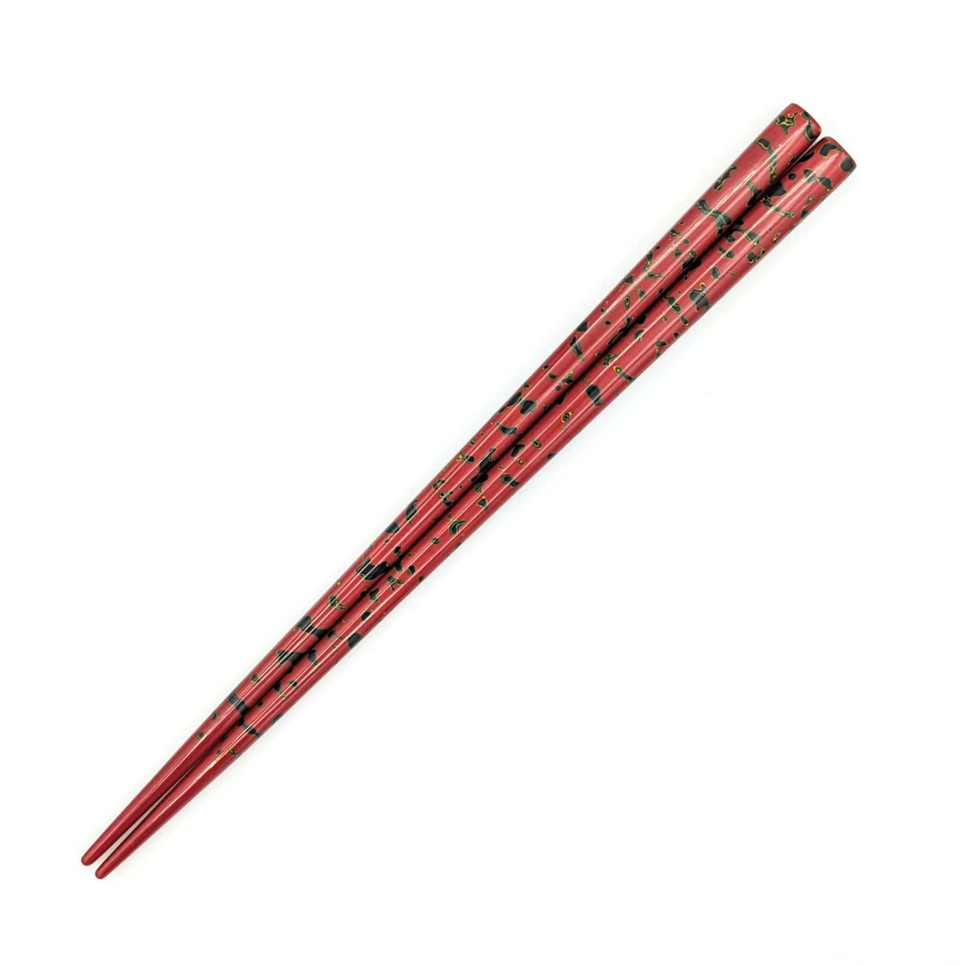 Tsugaru Lacquer Chopsticks - No anti-slip grip on the chopstick tips(Engravable)