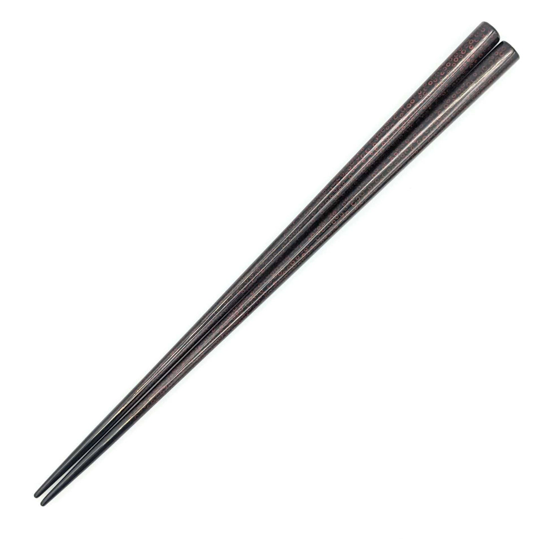 Tsugaru Lacquer Chopsticks - No anti-slip grip on the chopstick tips(Engravable)