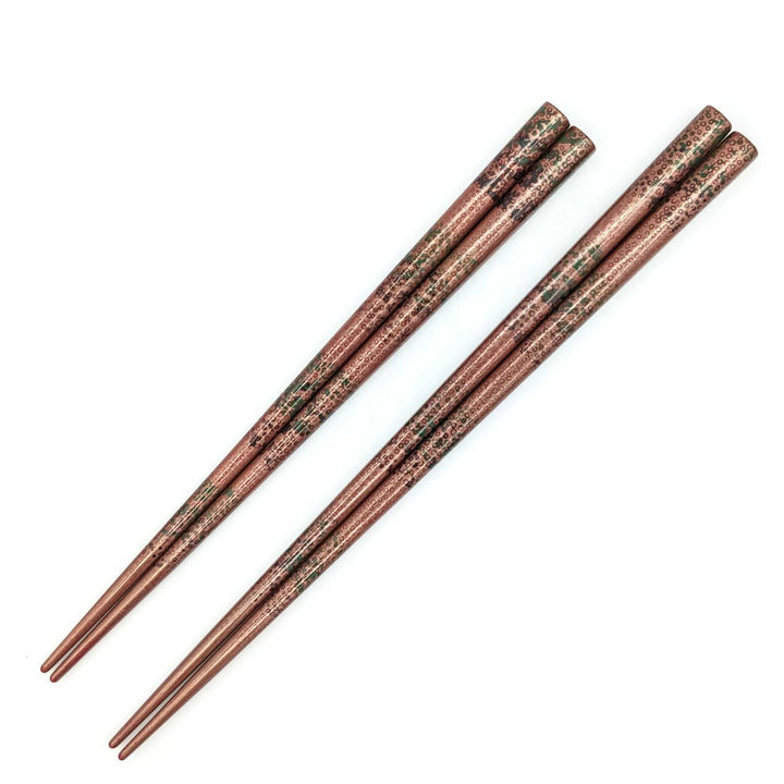 Tsugaru Lacquer Pair Chopsticks - Nishiki-nuri(Engravable)