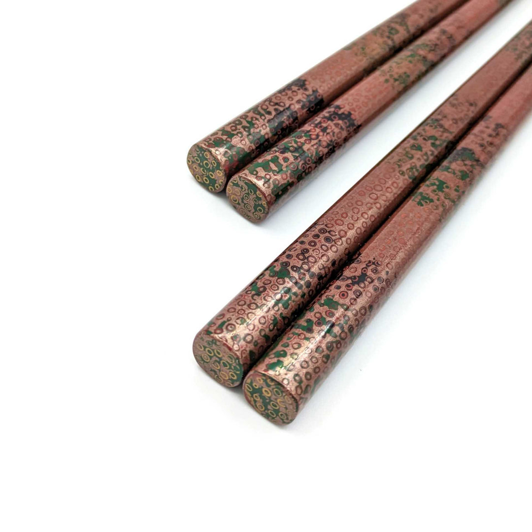 Tsugaru Lacquer Chopsticks - Nishiki-nuri(Engravable)