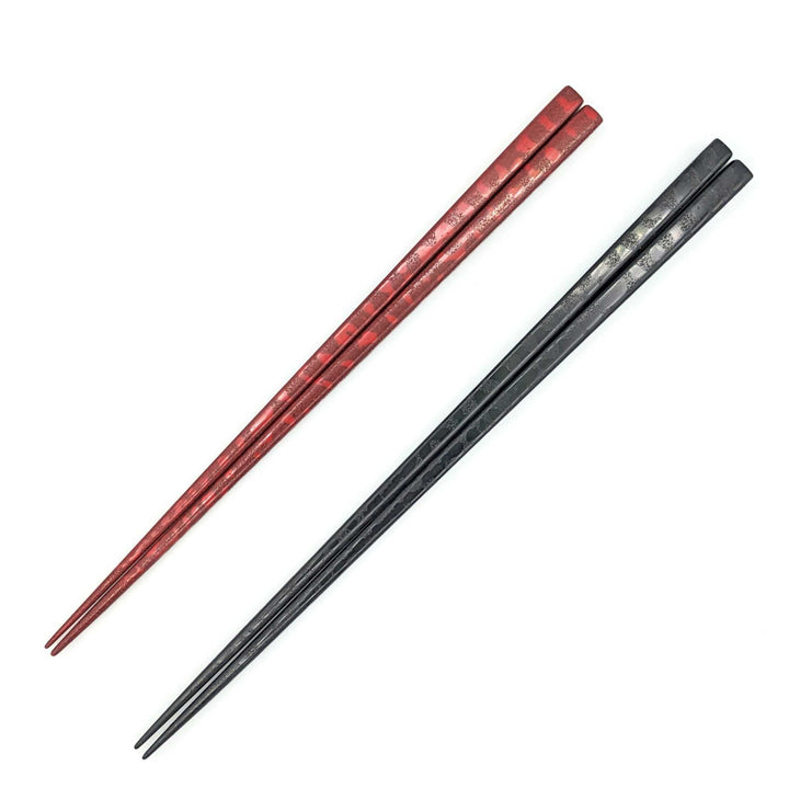 Tsugaru-Nuri Lacquered Pair Chopsticks– Monsya-nuri Style