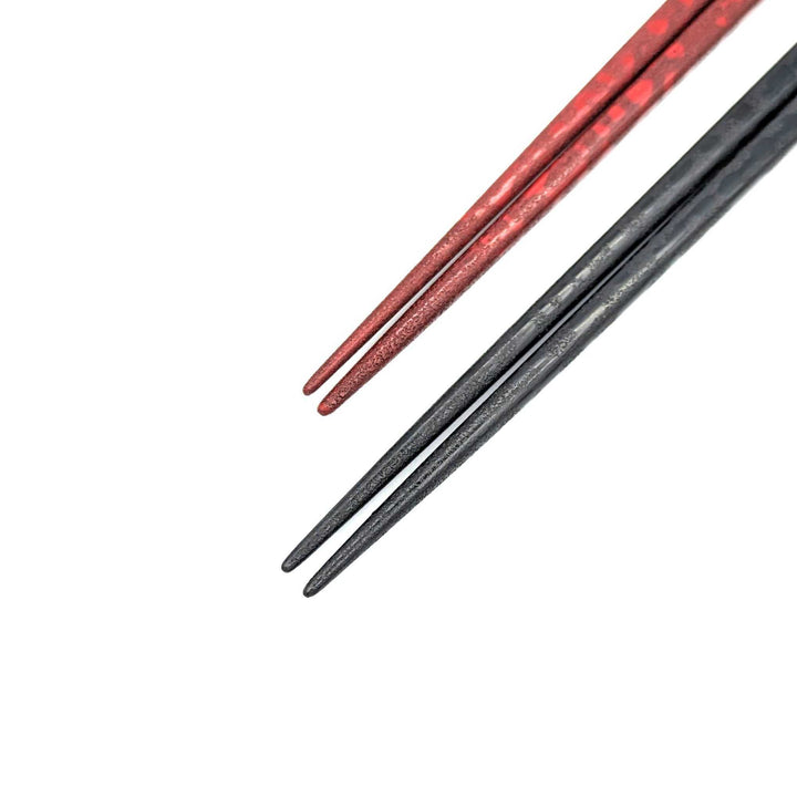 Tsugaru-Nuri Lacquered Pair Chopsticks– Monsya-nuri Style