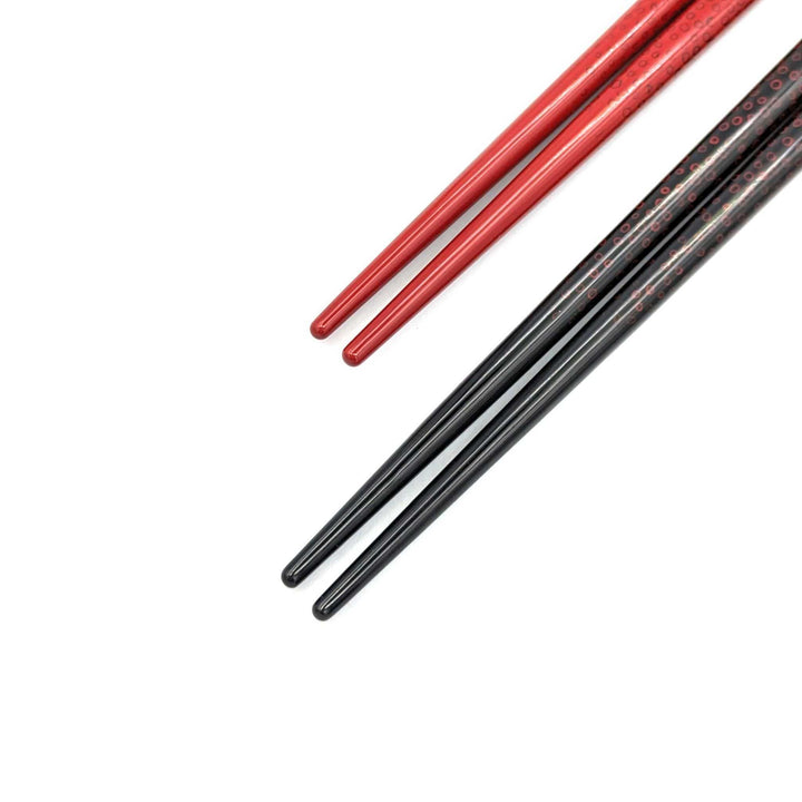 Tsugaru-Nuri Top-Shaved Raden Lacquered Pair Chopsticks (Engravable)
