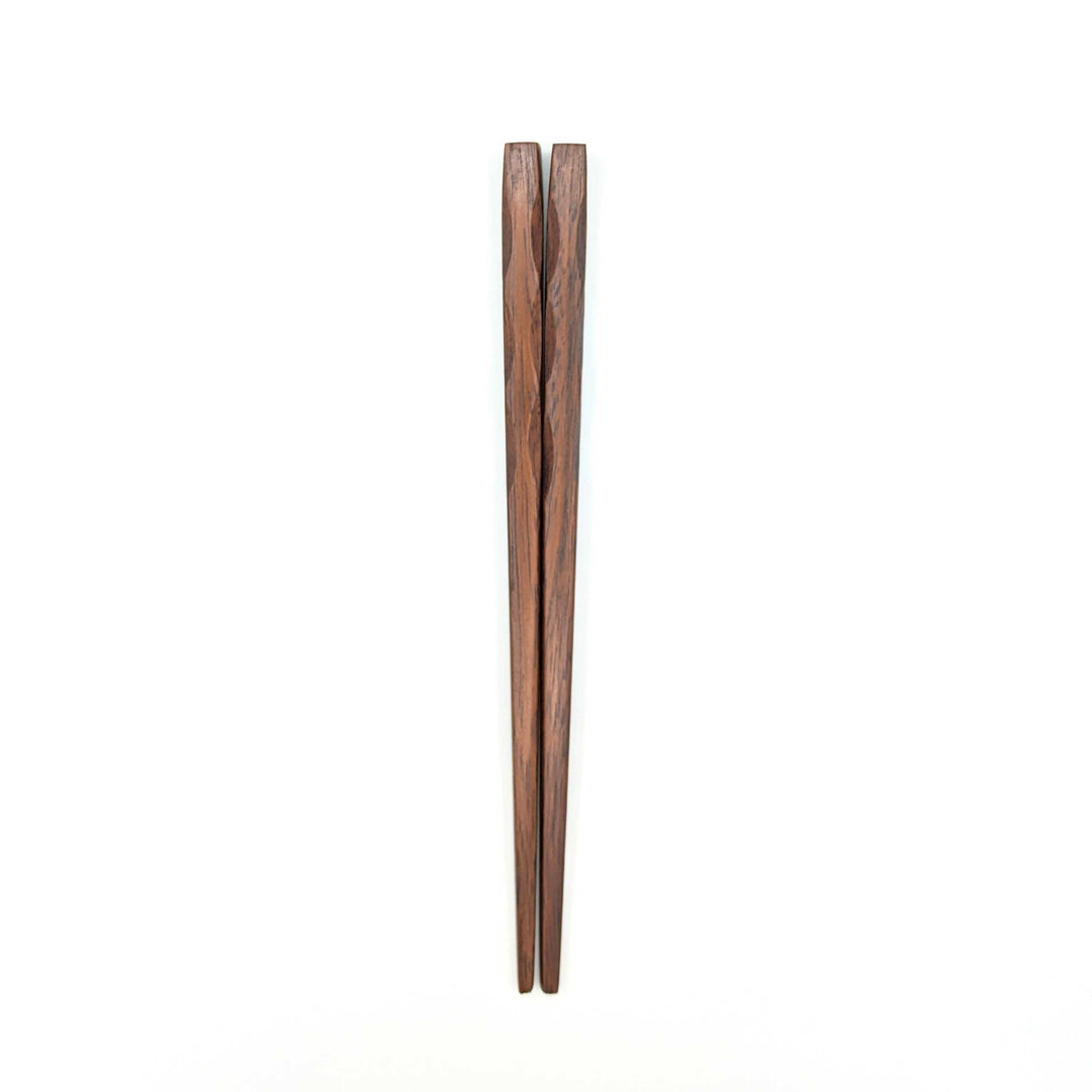 Ebony Wooden Chopsticks - Non-Slip Square Tips (Engravable)