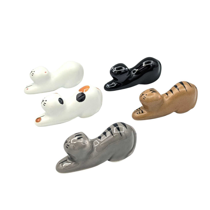 Hasami Ware Chopstick Rest – Cat