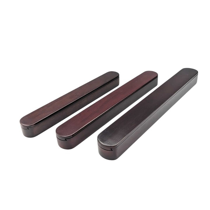 Wooden Chopstick Case - Daruma Design (Engravable)