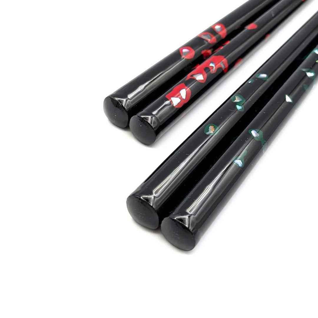Celestial Glow Wakasa Lacquer Chopsticks with Paulownia Gift Box (Engravable)