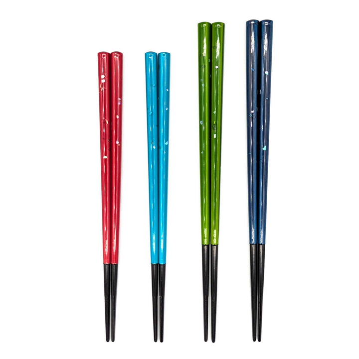 Ocean Shimmer Wakasa Lacquer Japanese Chopsticks (Engravable)