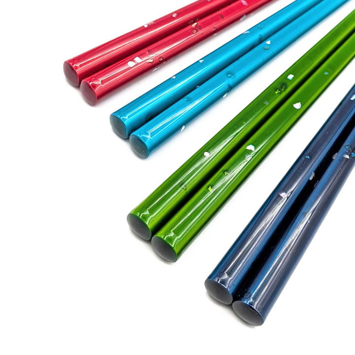 Ocean Shimmer Wakasa Lacquer Japanese Chopsticks (Engravable)