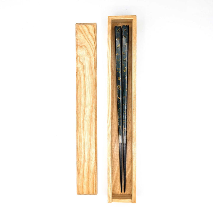 White Plane Wood Chopstick Case – Extra Large Size (Up to 24cm)