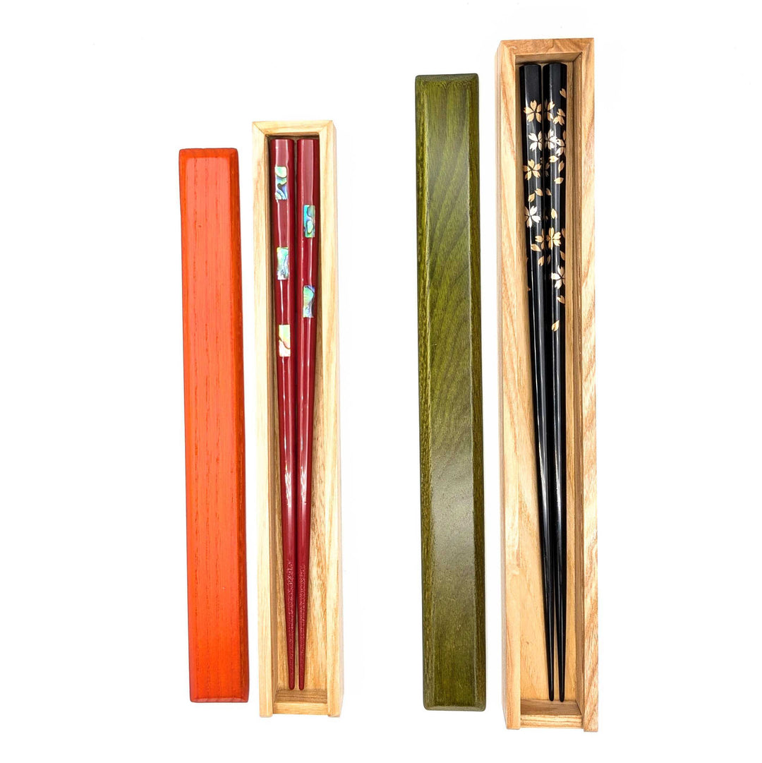 Portable Wooden Chopstick Case - Katsura